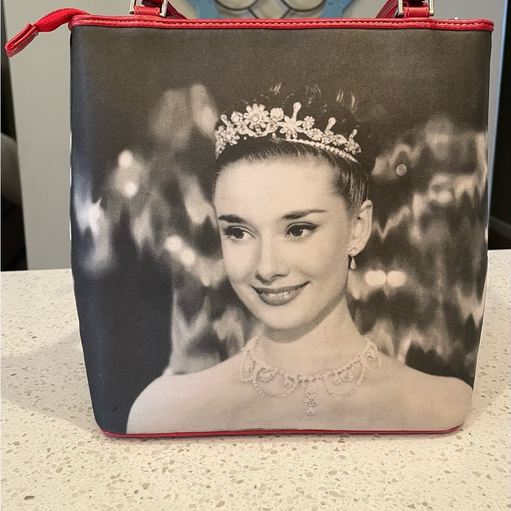 Red Vintage Audrey Hepburn Purse